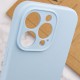 Чохол Silicone Case Full Camera Protective (AA) NO LOGO для Apple iPhone 14 Pro (6.1") Блакитний / Sweet Blue