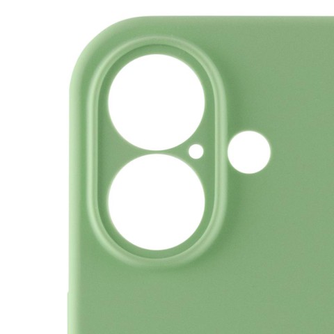 Чохол Silicone Case Full Camera Protective (AA) для Apple iPhone 16 Plus (6.7") М'ятний / Mint