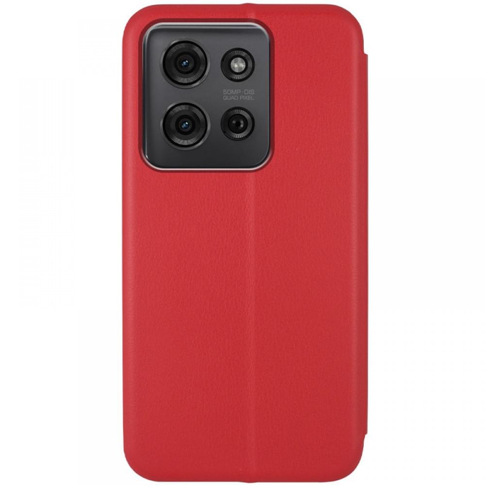 Шкіряний чохол-книжка Classy для Motorola Moto G75 5G Червоний