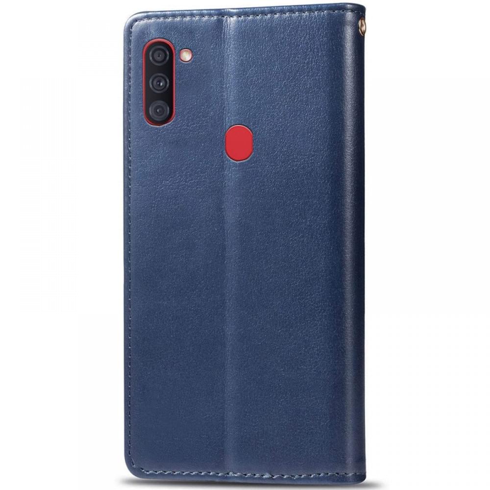 Кожаный чехол-книжка GETMAN Gallant (PU) для Samsung Galaxy A11