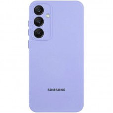 Чохол Silicone Cover Lakshmi Full Camera (AA) with logo для Samsung Galaxy S25+ Бузковий / Dasheen