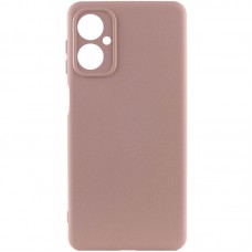 Чохол Silicone Cover Lakshmi Full Camera (AA) для Motorola Moto G55 5G Рожевий / Pink Sand