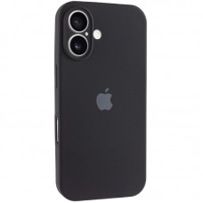 Чохол Silicone Case Full Camera Protective (AA) для Apple iPhone 16 (6.1") Чорний / Black