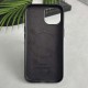 Шкіряний чохол Leather Case (AAA) with MagSafe and Animation для Apple iPhone 16 Pro (6.3") Black