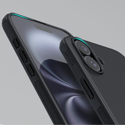 Чохол Nillkin Matte Pro для Apple iPhone 16 (6.1") Чорний / Black