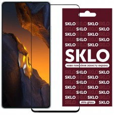 Захисне скло SKLO 3D (full glue) для Xiaomi Poco X5 Pro 5G / Note 12 Pro 5G /12 Pro+ 5G Чорний