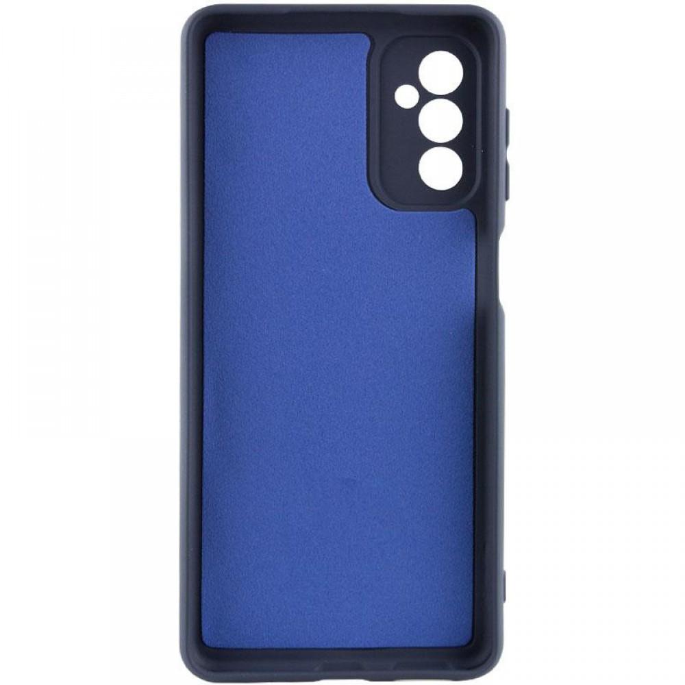 Чохол TPU GETMAN Liquid Silk Full Camera для Samsung Galaxy M34 5G Синій / Midnight Blue