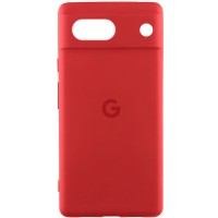 Чохол Silicone Cover Lakshmi Full Camera (AAA) with Logo для Google Pixel 7a Червоний / Red