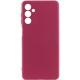 Чохол TPU GETMAN Liquid Silk Full Camera для Samsung Galaxy M34 5G Бордовий / Marsala
