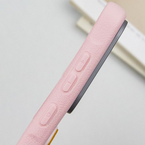 Чохол TPU Leather Toys для Samsung Galaxy A36 5G / A56 5G Coffee / Pink