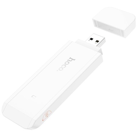 Портативний модем WiFi роутер Hoco HI40 150Mbps (Micro SIM) White