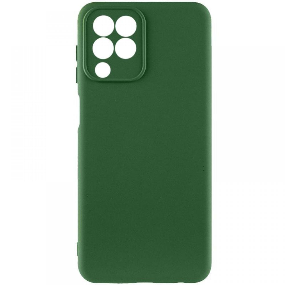 Чохол TPU GETMAN Liquid Silk Full Camera для Samsung Galaxy M33 5G Зелений / Dark green