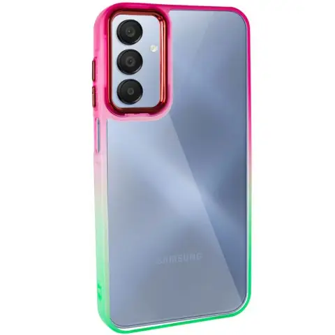 Чохол TPU+PC Fresh sip series для Samsung Galaxy A24 4G Салатовий / Рожевий