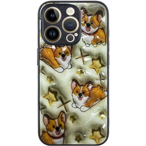 TPU+PC чохол Prisma Plushie для Apple iPhone 16 Pro (6.3") Corgi