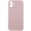 Чохол Silicone Case Full Camera Protective (AA) NO LOGO для Apple iPhone 12 (6.1") Рожевий / Chalk Pink