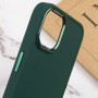 TPU чохол Bonbon Metal Style для Apple iPhone 12 Pro / 12 (6.1") Зелений / Pine green