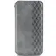 Шкіряний чохол-книжка GETMAN Cubic (PU) для Xiaomi 13 Pro Сірий