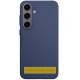 Шкіряний чохол Leather Case (AAA) для Samsung Galaxy S25 Edge Dark Blue