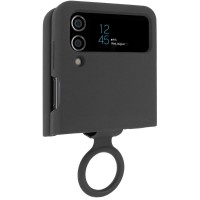 Чохол Foldables Silicone Cover Lakshmi (AAA) для Samsung Galaxy Z Flip4 Чорний / Black