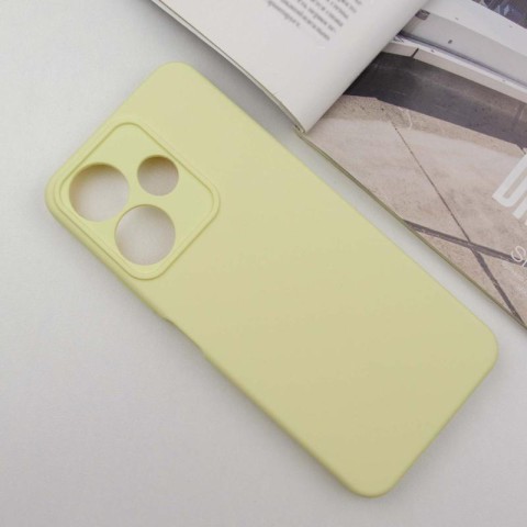 Чохол Silicone Cover Ummi Lakshmi Full Camera (AA) для Xiaomi Redmi 13 4G / Poco M6 4G Жовтий / Mellow Yellow