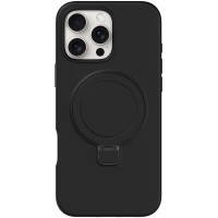 Чохол Silicone Case Full Protective NO LOGO with Ring для Apple iPhone 16 Pro Max (6.9") Black