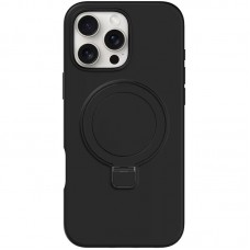 Чохол Silicone Case Full Protective NO LOGO with Ring для Apple iPhone 16 Pro Max (6.9") Black