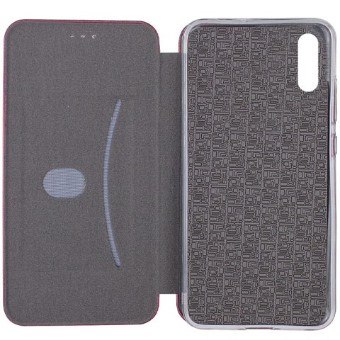 Шкіряний чохол-книжка Classy для Xiaomi Redmi 9A Бордовий