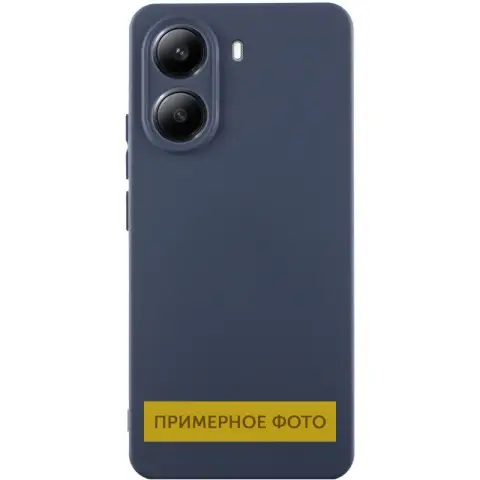 Чохол Silicone Cover Lakshmi Full Camera (AA) для Motorola Edge 50 Ultra Синій / Midnight Blue