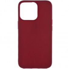 Силіконовий чохол Candy для Apple iPhone 13 Pro (6.1") Бордовий