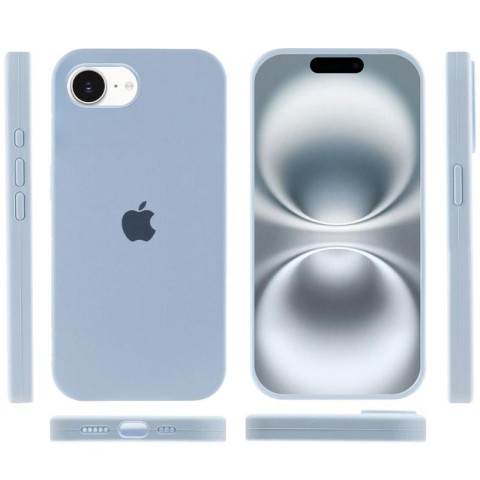 Чохол Silicone Case Full Protective (AA) для Apple iPhone 16e (6.1") Блакитний / Sweet Blue