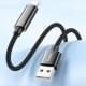 Дата кабель Hoco U125 Benefit 2.4A USB to Lightning with display (1.2m) Black