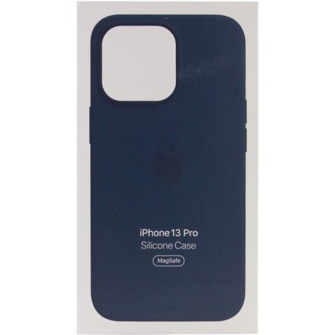 Чохол Silicone case (AAA) with Magsafe and Animation для Apple iPhone 13 Pro (6.1") Синій / Abyss Blue
