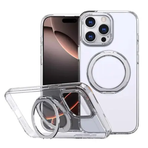 Чохол TPU+PC Empire with MagSafe and Ring для Apple iPhone 12 Pro / 12 (6.1") Clear