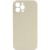 Чохол Silicone Case Full Camera Protective (AA) NO LOGO для Apple iPhone 14 (6.1") Бежевий / Antique White