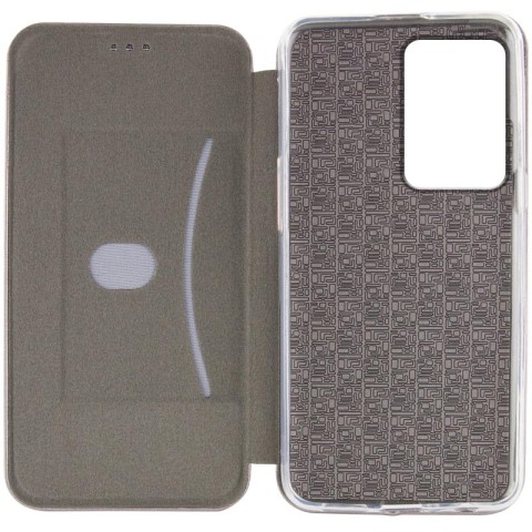 Шкіряний чохол-книжка Classy для Motorola Moto G85 Сірий