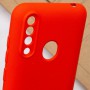 Чохол Silicone Cover My Color Full Camera (A) для ZTE Blade A7 Fingerprint (2020) Червоний / Red