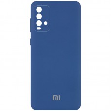 Чохол Silicone Cover Full Camera (AA) для Xiaomi Redmi Note 9 4G / Redmi 9 Power / Redmi 9T Синій / Navy Blue