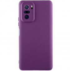 Чохол Silicone Cover Lakshmi Full Camera (AAA) для Xiaomi Redmi Note 10 / Note 10s / Poco M5s Сливовый / Purple