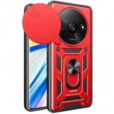 Ударостійкий чохол Camshield Serge Ring для Xiaomi Redmi A3 Червоний