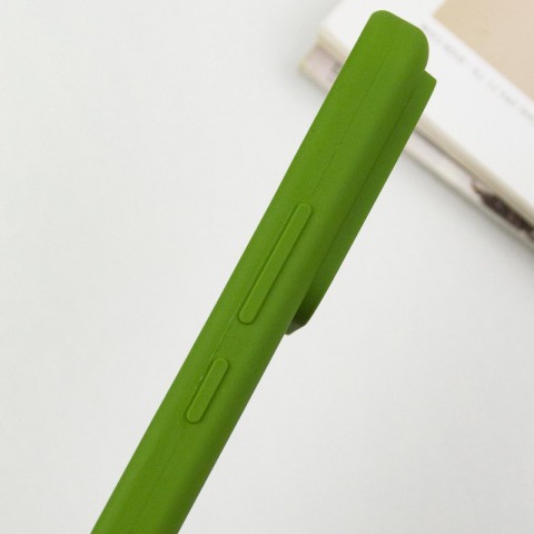 Чохол Silicone Cover Lakshmi Full Camera (AA) для Xiaomi 14 Зелений / Dark green