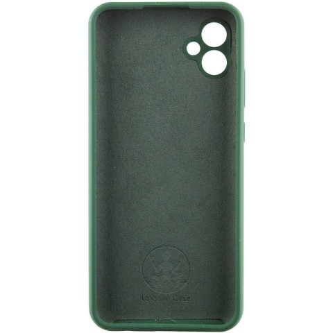 Чохол Silicone Cover Lakshmi Full Camera (AA) для Samsung Galaxy A06 Зелений / Dark green