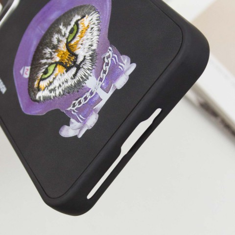 TPU+PC чохол Friends для Samsung Galaxy A25 5G Black Cat