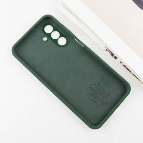 Чохол Silicone Cover Lakshmi Full Camera (AAA) with Logo для Samsung Galaxy A26 5G Зелений / Cyprus Green