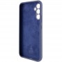 Чохол Silicone Cover Lakshmi Full Camera (AAA) with Logo для Samsung Galaxy A34 5G Темно-синій / Midnight blue