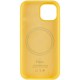 Чохол Silicone Case Full Protective (AA) with MagSafe для Apple iPhone 14 Plus (6.7") Жовтий / Yellow