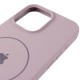Чохол Silicone Case Full Protective (AA) V2 with MagSafe для Apple iPhone 14 Pro Max (6.7") Сірий / Lavender