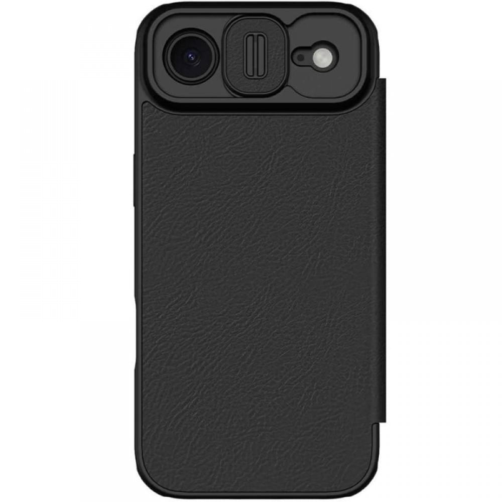 Шкіряний чохол-книжка Nillkin Qin Pro Camshield для Apple iPhone 17 Air (6.5") Black