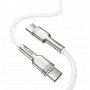 Дата кабель Baseus Cafule Series Metal Type-C to Type-C 100W (1m) (CATJK-C) Білий