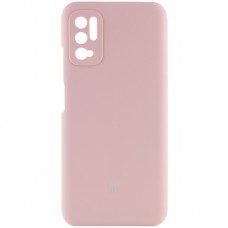 Чохол Silicone Cover Full Camera (AAA) для Xiaomi Redmi Note 10 5G / Poco M3 Pro Рожевий / Pink Sand