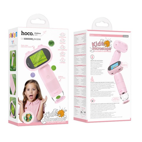 Дитячий мікроскоп Hoco DV206 Pink